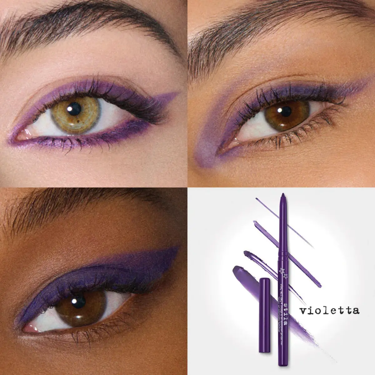 stila Stay All Day Smudge & Set Waterproof Gel Eyeliner (Violetta) | 1 Count | Waterproof, 12-Hour Wear, Waterline Safe - view 2