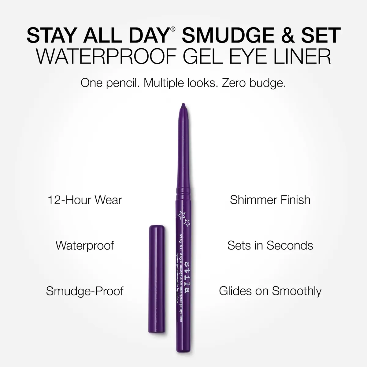 stila Stay All Day Smudge & Set Waterproof Gel Eyeliner (Violetta) | 1 Count | Waterproof, 12-Hour Wear, Waterline Safe - view 3