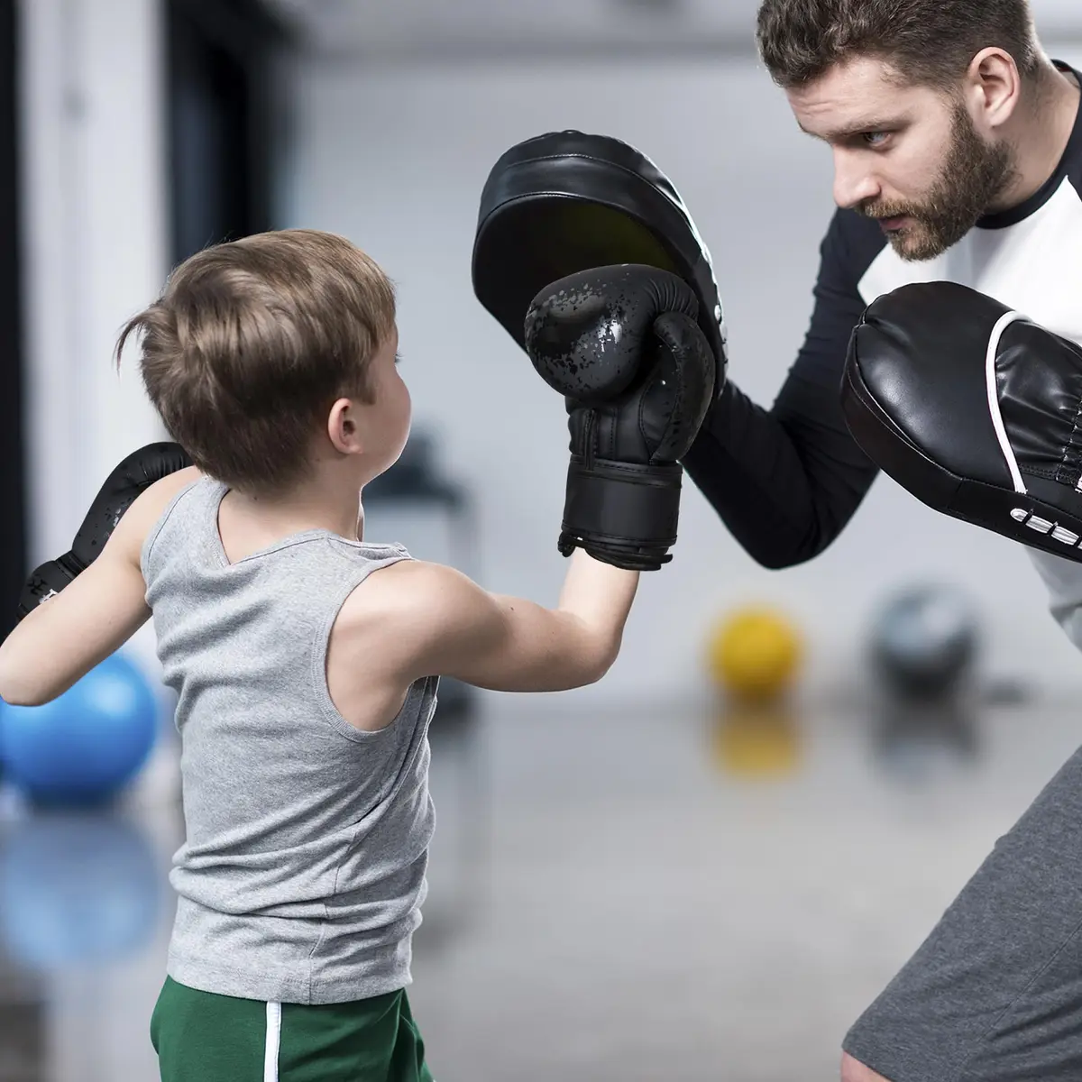 Grosee Kids Boxing Glove 10 oz (100-125 lbs) | Durable PU Leather & Cotton, Youth Sparring Gloves for Punching Bag, Kickboxing, Muay Thai, MMA (Black, 10 oz (100-125 lbs)) - view 8