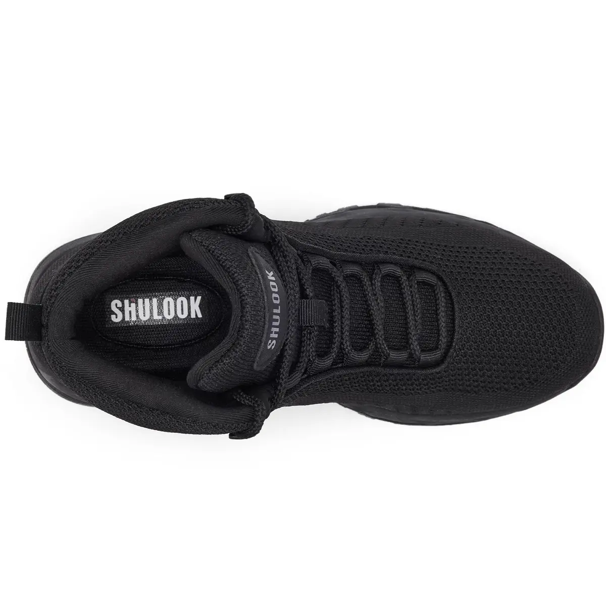 SHULOOK Non Slip Work Boots for Men Restaurant Kitchen Food Service Black Ankle-High | Slip Resistant & Cushioned for All-Day Comfort - view 6