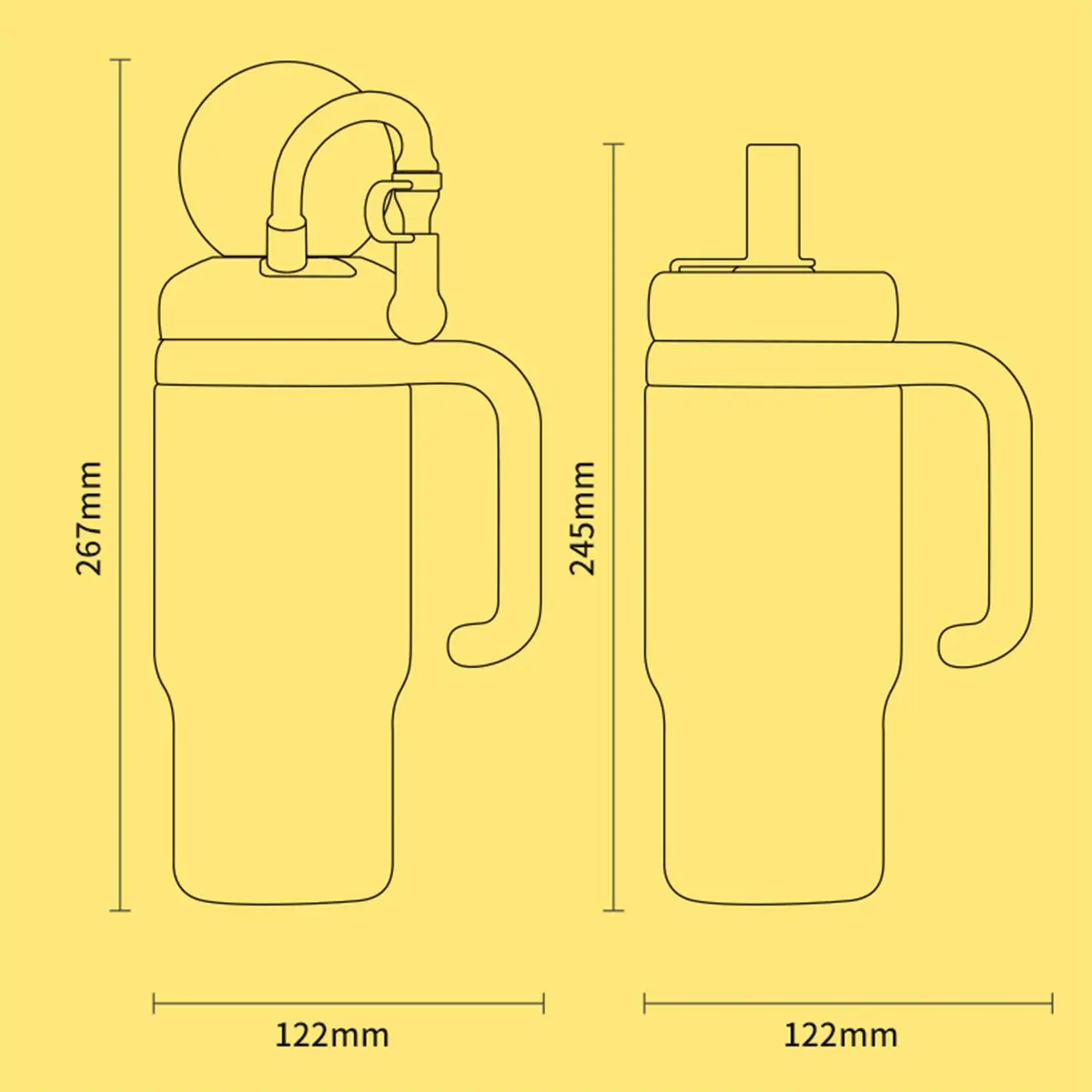 FRAGRANTGARDEN Whale Squirt 24oz Insulated Water Bottle with Handle | Leak-Proof Stainless Steel Kids & Adults - view 8