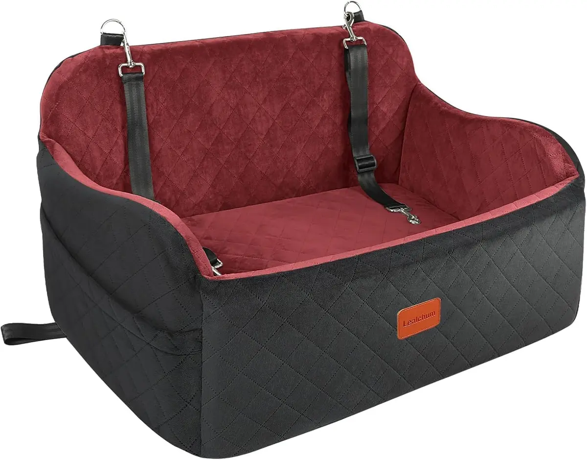 Lealchum Dog Car Seat for Medium/Large Dogs | Washable, Safe & Comfortable - main product image