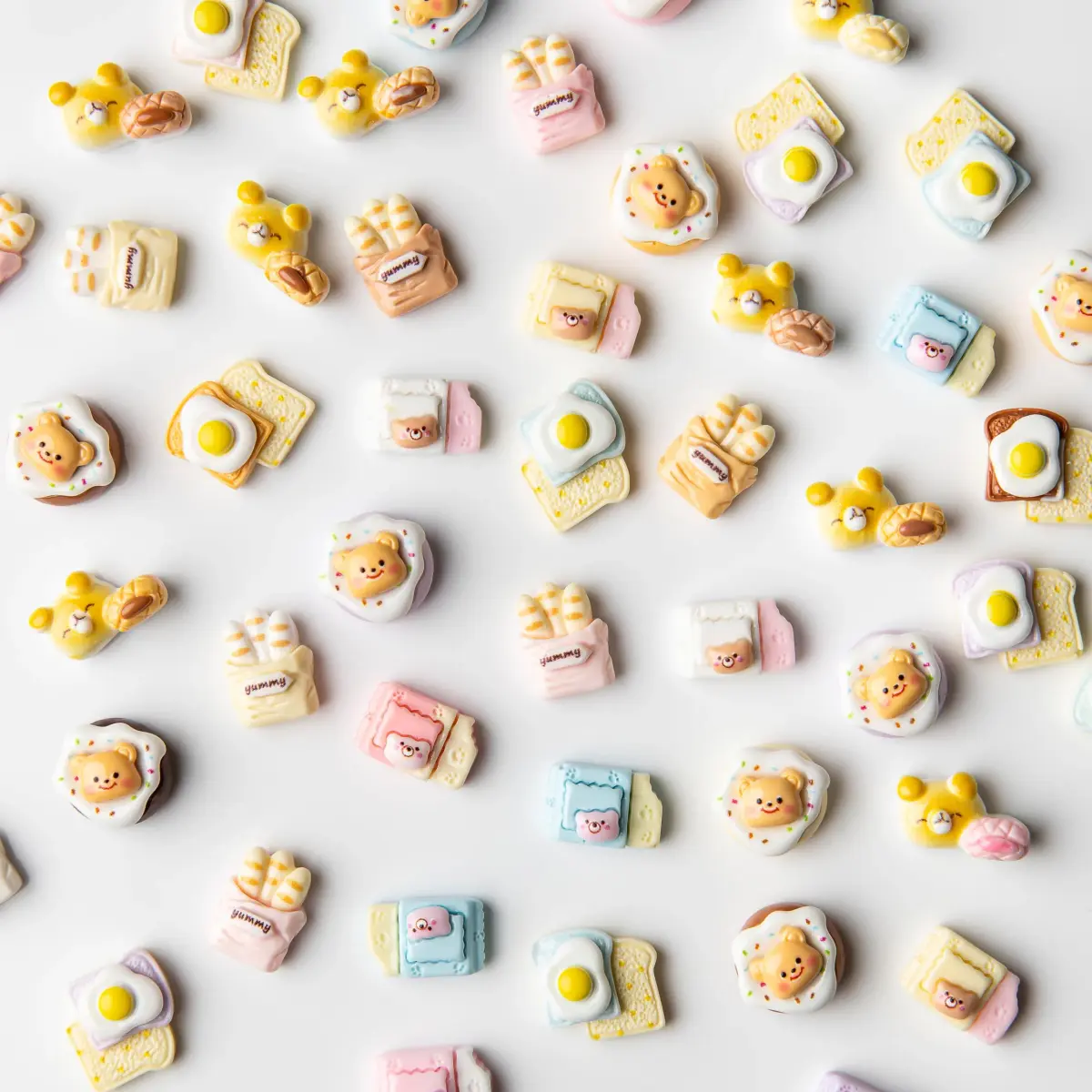 LEEXINLUU Food Charms Set | 30 Unique Mini Resin Charms for Crafts - view 2