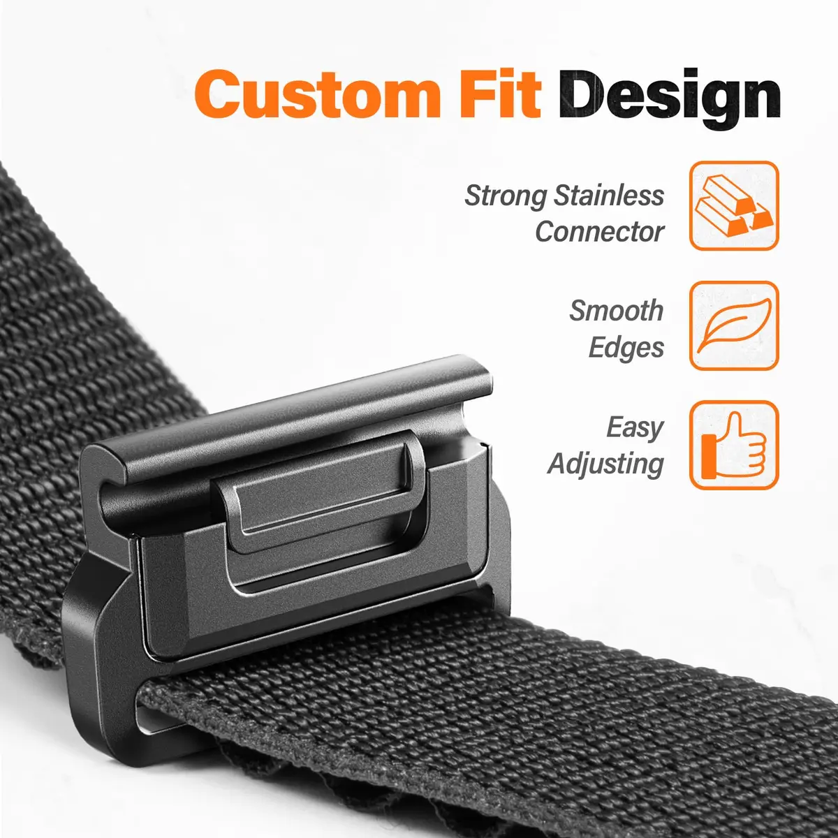 NotoCity Alpine Loop Nylon Watch Band Compatible with Garmin Fenix 8/7/6/5 Series 47mm, Quickfit 22mm Rugged Watch Bands for Epix Gen 2/Fenix 8 Pro/7 Pro/6 Pro/5 Plus/Forerunner 935/S62 (Black) - view 5