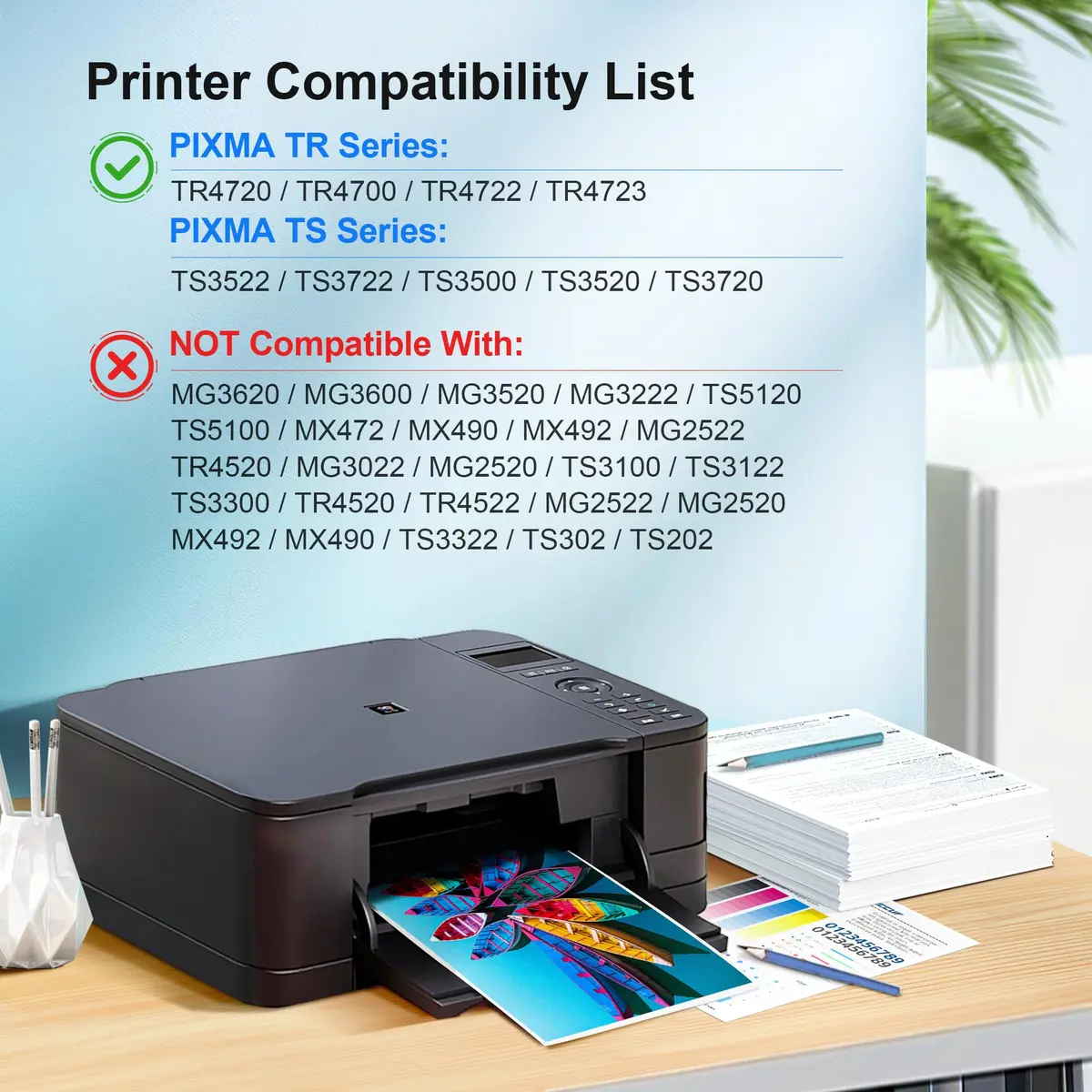 Adoccur Black Inkjet Printer Ink 275XL & 276XL | High Yield Compatible Cartridges for Canon PIXMA (2 Pack) - view 2