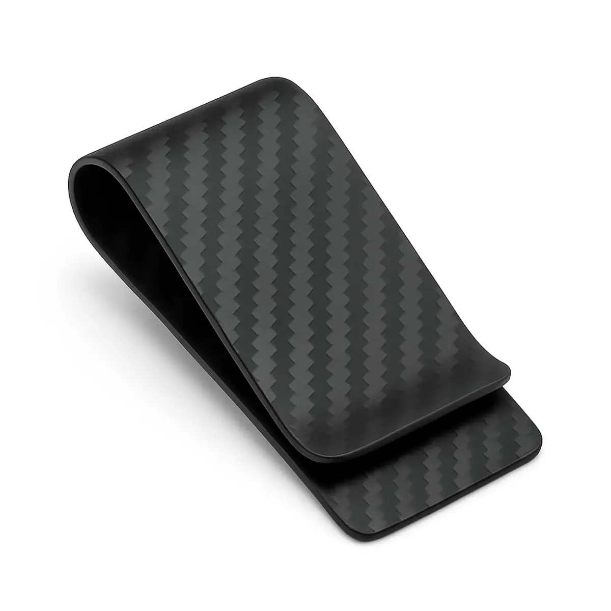 CL CARBONLIFE Carbon Fiber Wallet Money Clip for Men | Slim, Lightweight, RFID Blocking, Matte Black - main product image