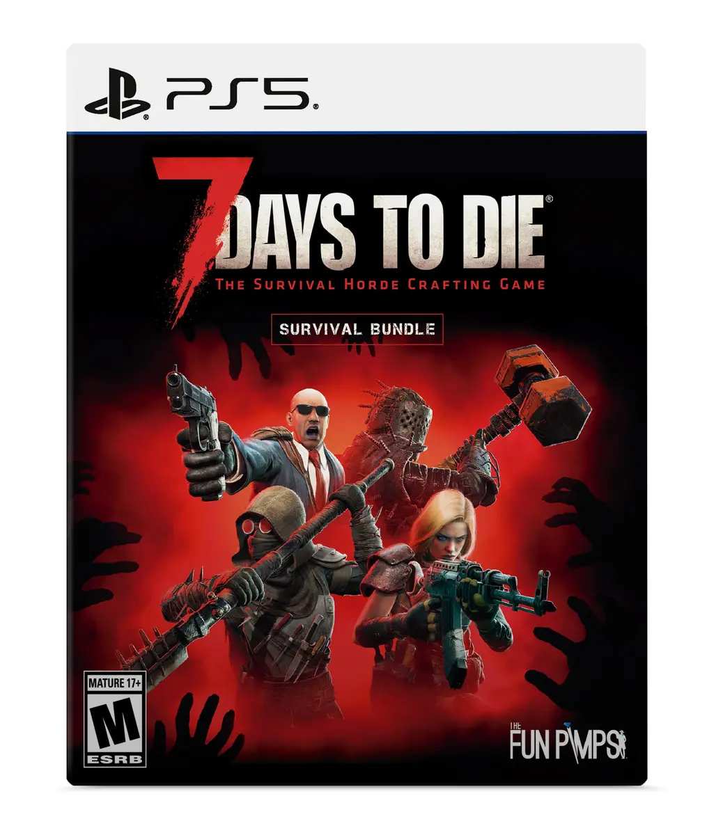 The Fun Pimps 7 Days to Die Console Edition Survival Bundle | Open-World Zombie Survival Game for PS5 (100+ hrs gameplay) - main product image