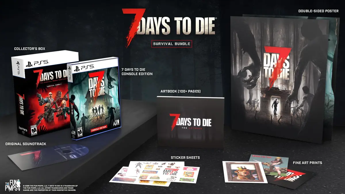 The Fun Pimps 7 Days to Die Console Edition Survival Bundle | Open-World Zombie Survival Game for PS5 (100+ hrs gameplay) - view 2