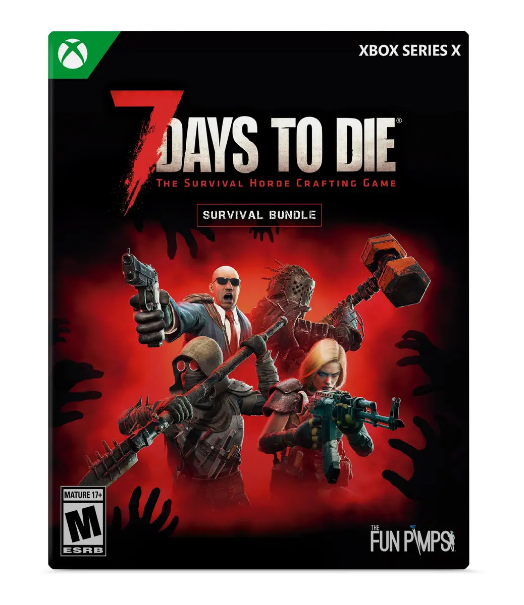 The Fun Pimps 7 Days to Die Console Edition Survival Bundle Xbox Series X | Open-World Zombie Survival Game - main product image