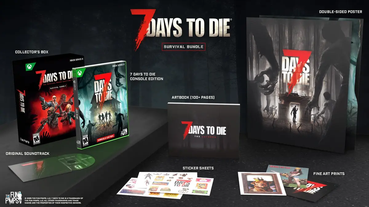 The Fun Pimps 7 Days to Die Console Edition Survival Bundle Xbox Series X | Open-World Zombie Survival Game - view 2