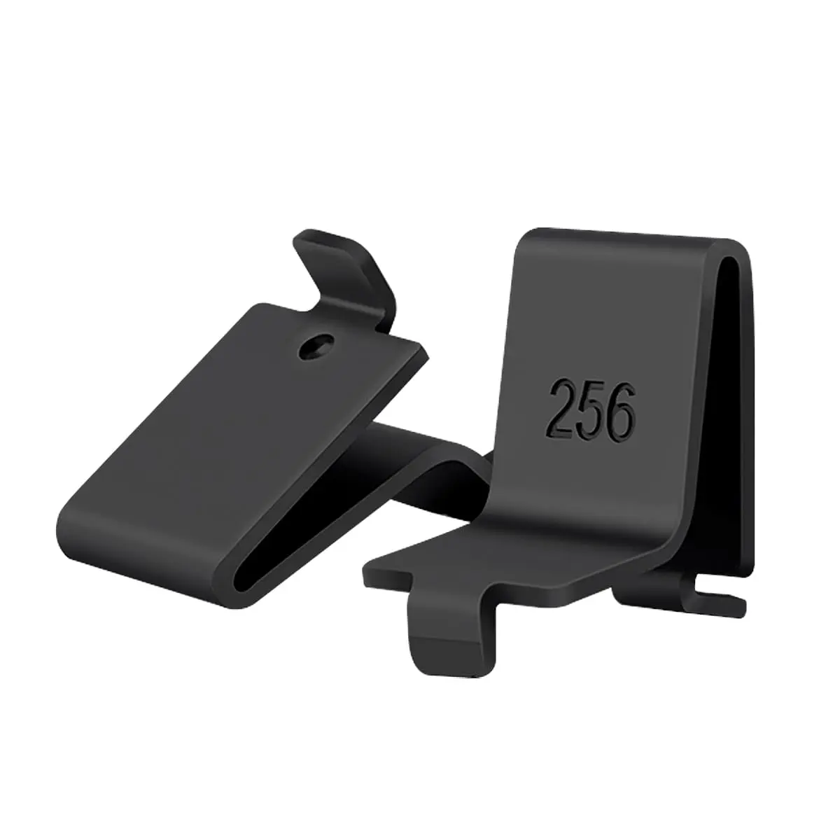 Lenink Pilaster Shelf Clip 28 Pcs Black | Adjustable Support for Shelves - main product image