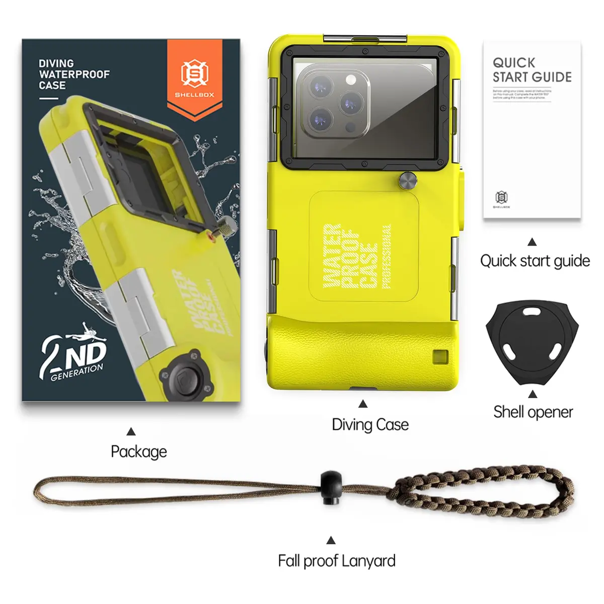 YNVYFI Underwater Snorkeling Diving Phone Case for Phone 17/16/15/14/13/12Pro Max/Galaxy S26/S25/S24/S23 | 50ft/15m Waterproof Dive Case - view 8