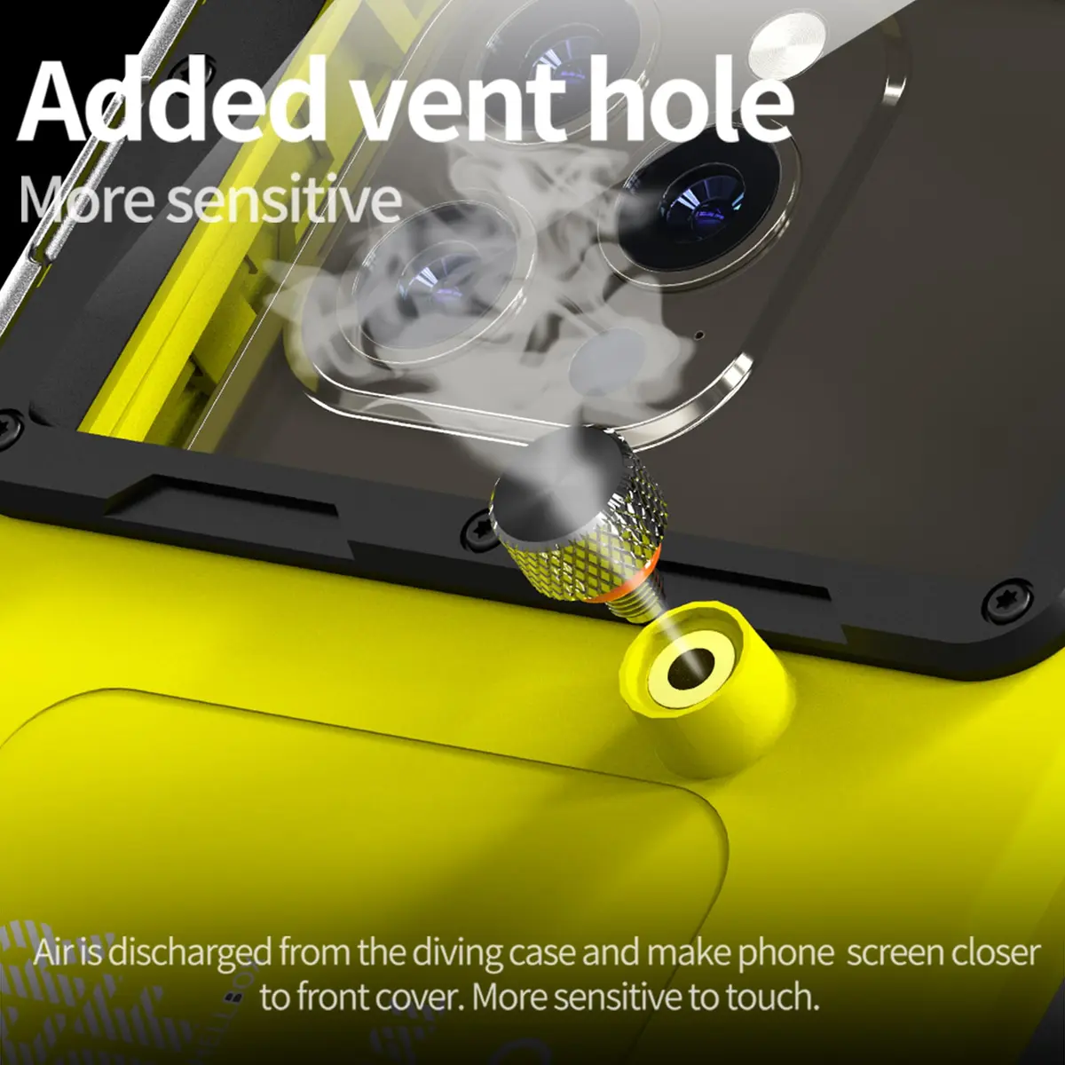 YNVYFI Underwater Snorkeling Diving Phone Case for Phone 17/16/15/14/13/12Pro Max/Galaxy S26/S25/S24/S23 | 50ft/15m Waterproof Dive Case - view 9