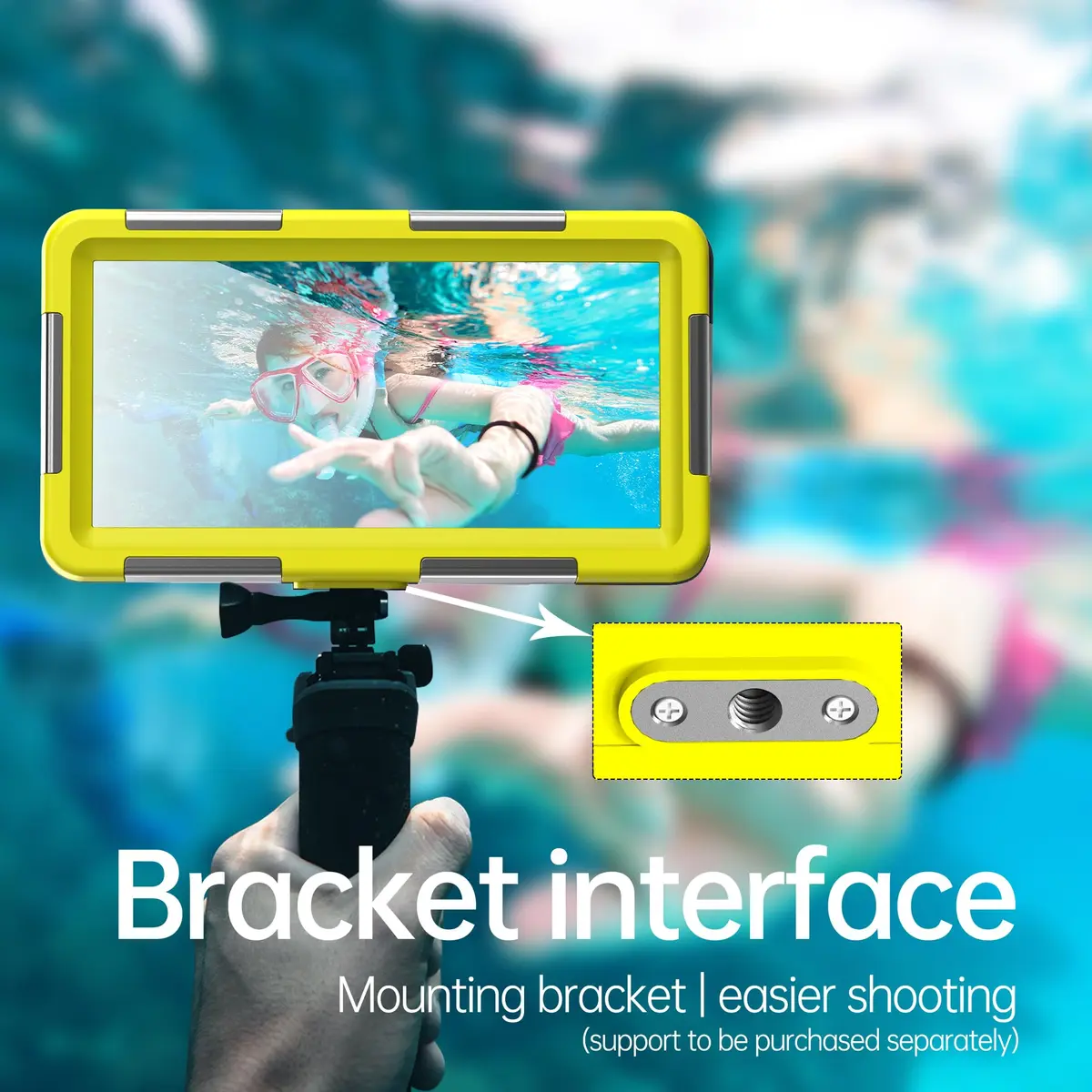 YNVYFI Underwater Snorkeling Diving Phone Case for Phone 17/16/15/14/13/12Pro Max/Galaxy S26/S25/S24/S23 | 50ft/15m Waterproof Dive Case - view 3