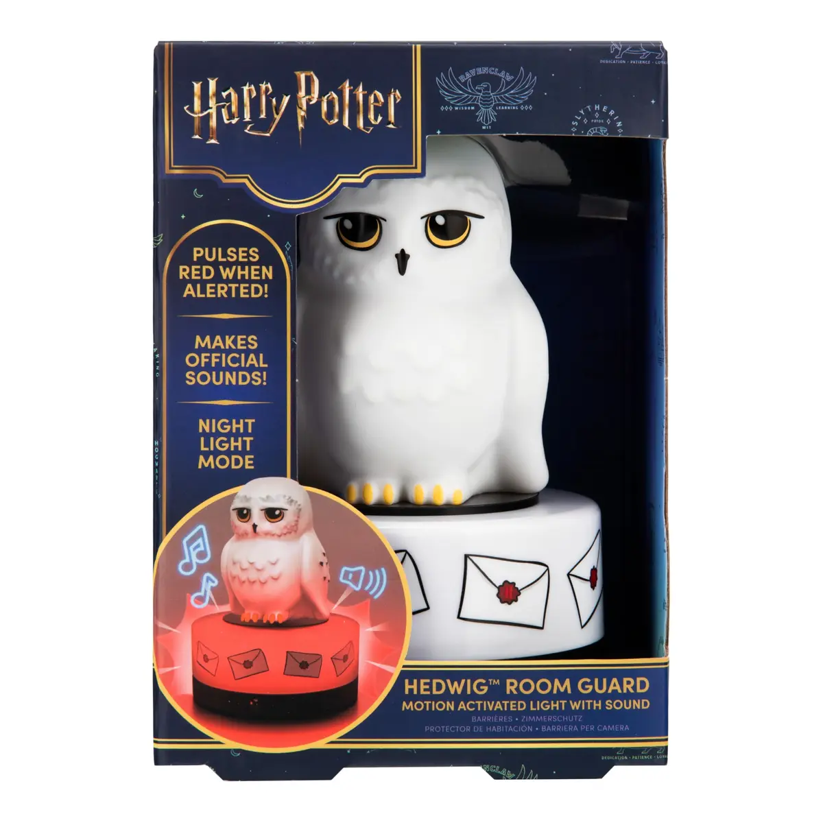 Paladone Hedwig Motion Sensor Room Guard and Night Light, Officially Licensed Harry Potter LED Lamp and Security Alarm | 15.8 cm (6.22") Tall - view 5