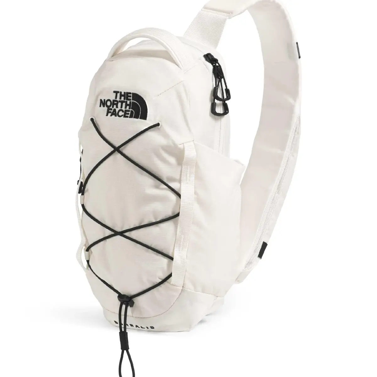The North Face Borealis Sling Bag 6L in White Dune/Tnf Black - One Size | Padded Strap, Water-Repellent - main product image