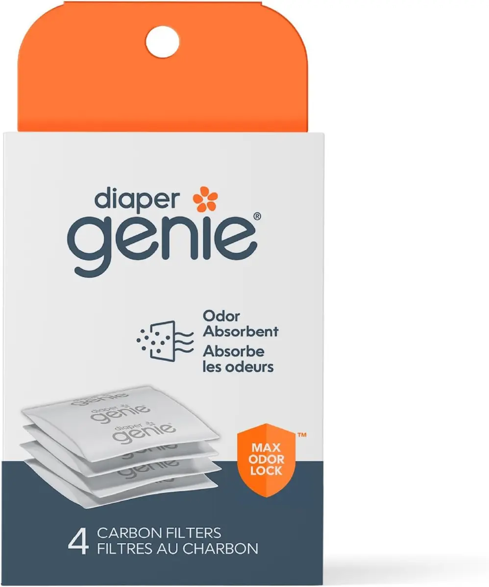 Diaper Genie Carbon Filter 48 Count (Pack of 12) | Odor Eliminator for Diaper Pails - main product image