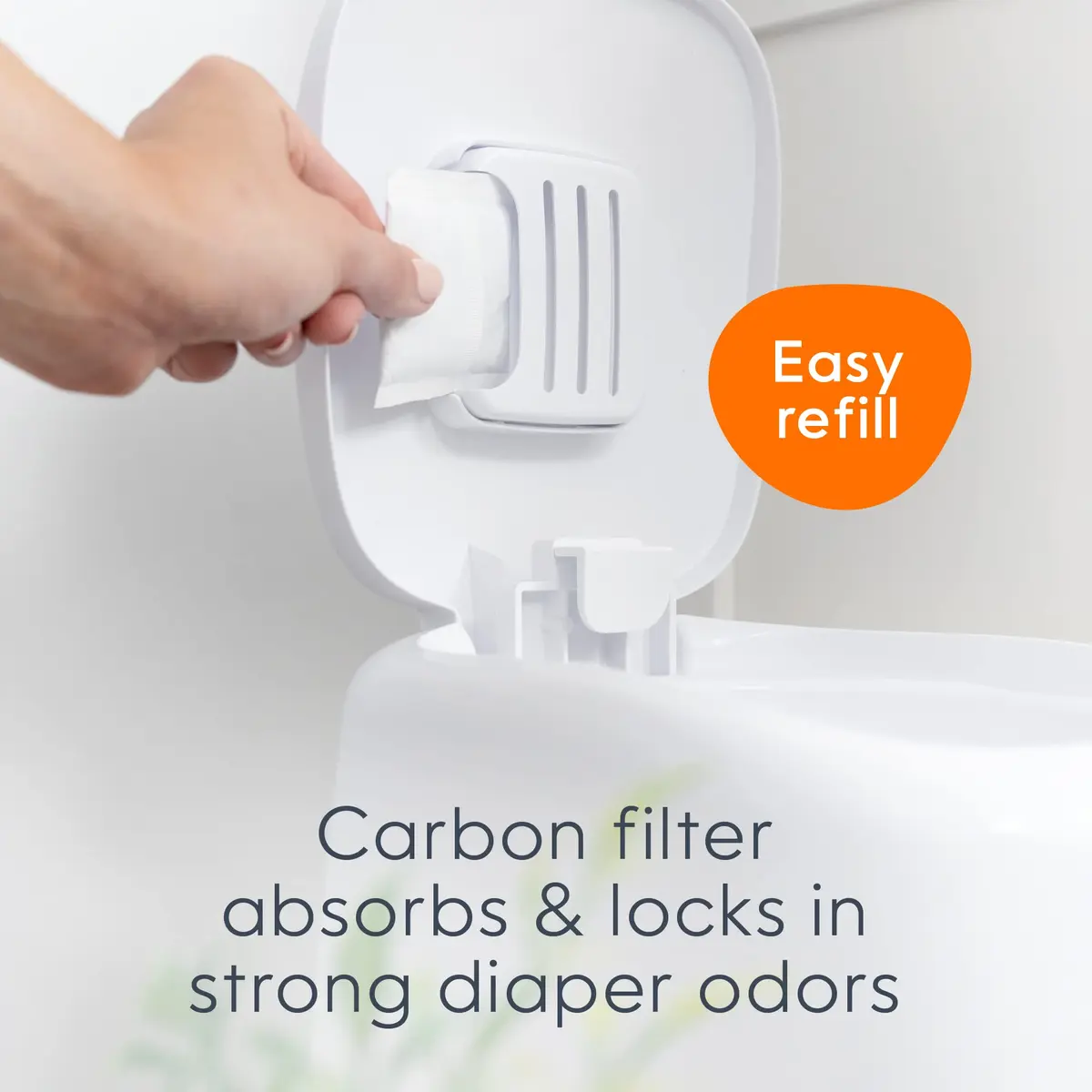 Diaper Genie Carbon Filter 48 Count (Pack of 12) | Odor Eliminator for Diaper Pails - view 3