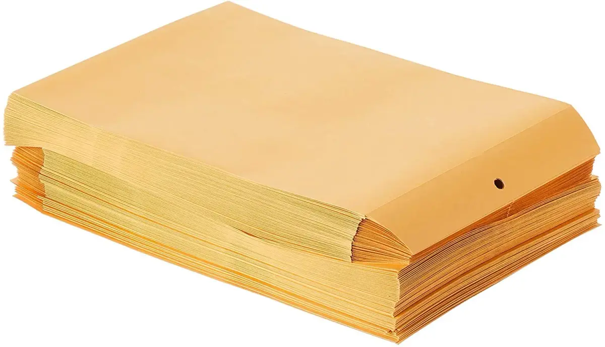 Mead 9" x 12" Clasp Envelopes | Brown Kraft Paper, 240 Count Bulk Pack - view 5