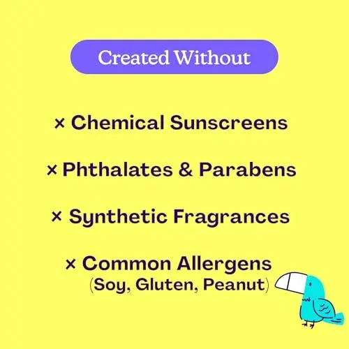 Hello Bello Kids Mineral Sunscreen Lotion SPF 50 | 148ml (5oz) | Gentle, Chemical Sunscreen-Free Protection - view 4