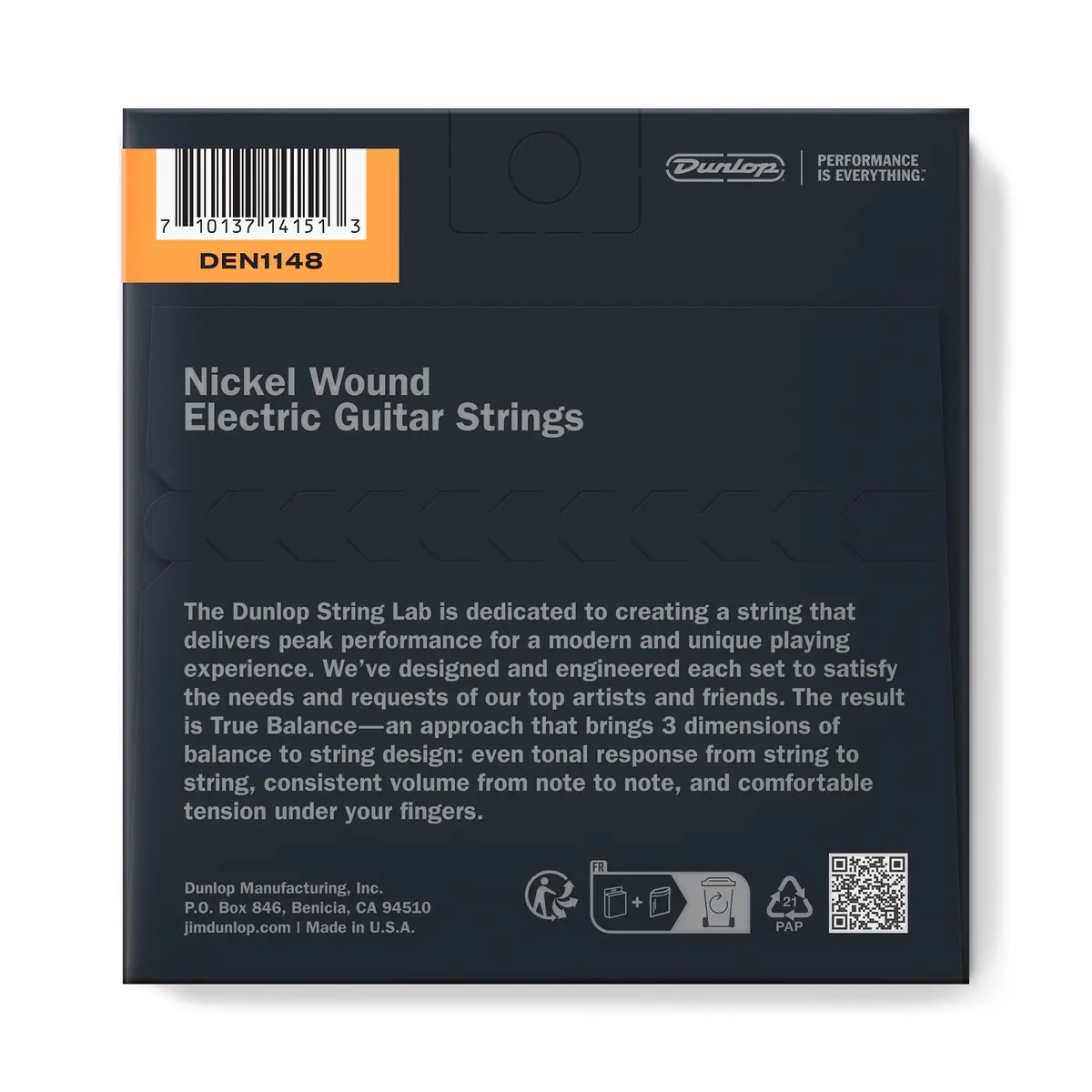 Jim Dunlop Nickel Wound Electric Guitar Strings 11-48 | Balanced Tone & Playability - view 2