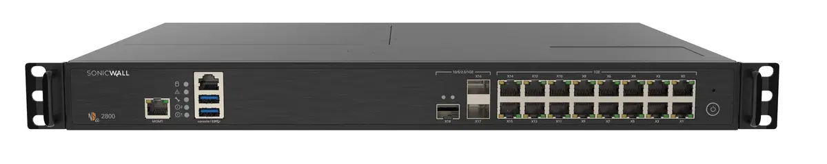 SonicWall NSA 2800 8 Gbps Firewall High Availability Unit NGFW | Enterprise Threat Prevention - main product image