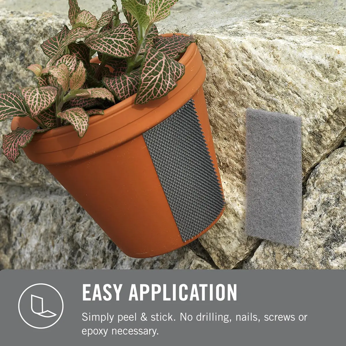 VELCRO Brand Extreme Outdoor Double Sided Mounting Tape 14ft x 1in (Pack of 12) | Holds 15 lbs on Rough Surfaces - view 4