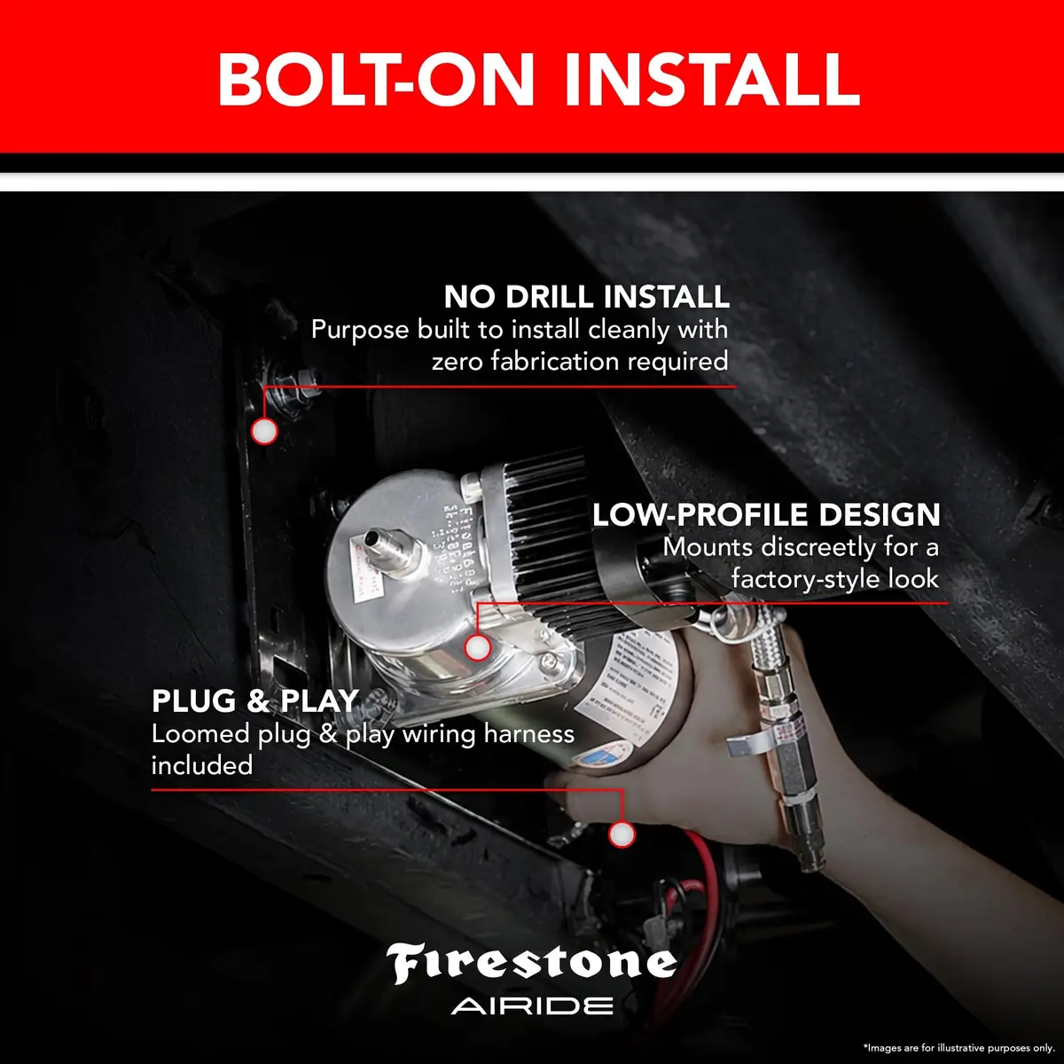 Airide Firestone Air Command Single Wireless App & Remote Compressor 150 PSI | Heavy Duty, Easy Install - view 6