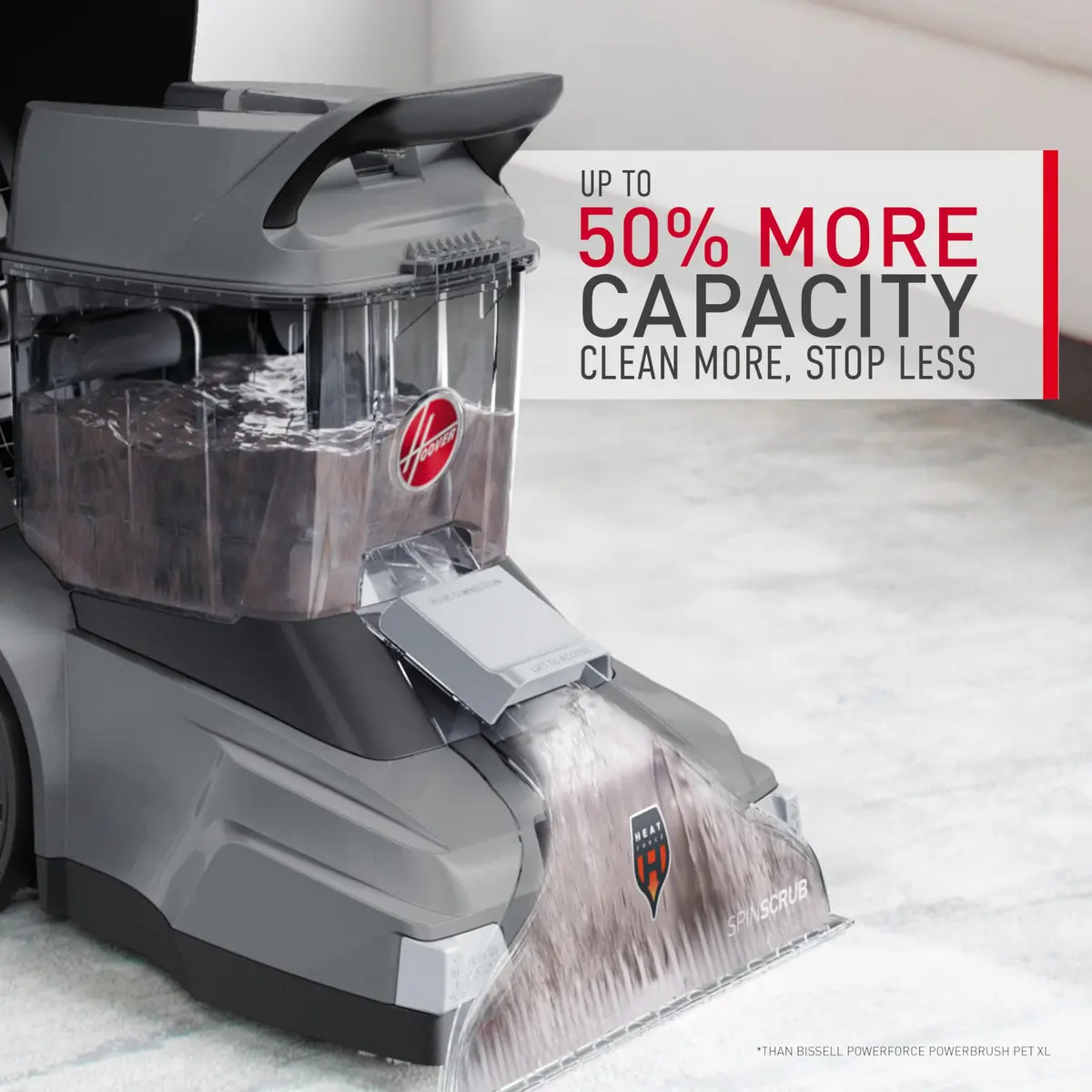 Hoover PowerScrub XL Pet Carpet Cleaner Machine for Carpet & Upholstery | Deep Stain Removal & Fast Drying - view 2
