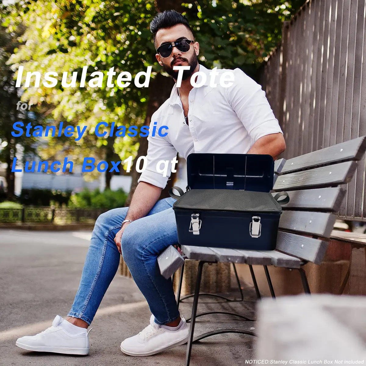 dtylean Insulated Bag for Stanley Classic Lunch Box 10qt (9.5L) | Waterproof Leakproof Thermal Cooler - view 3