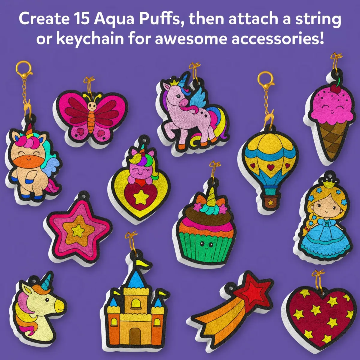 Skillmatics Aqua Puffs Unicorns Art & Craft Kit 18.5cm x 24.6cm x 3.4cm | Parents Best Toys Award Winner 2025 - view 5
