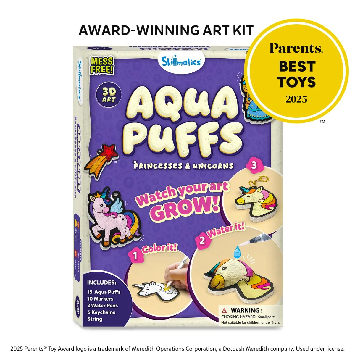 Skillmatics Aqua Puffs Unicorns Art & Craft Kit 18.5cm x 24.6cm x 3.4cm | Parents Best Toys Award Winner 2025 - view 4