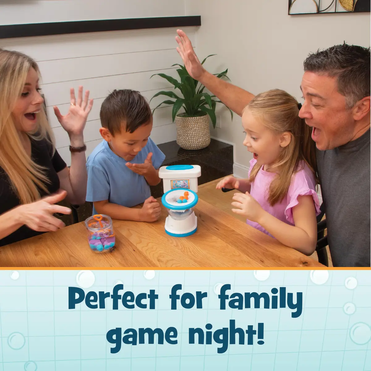 PlayMonster Don't Flush the Fish Board Game for Family Game Night | Ages 4+, 2+ Players, Plastic - view 5