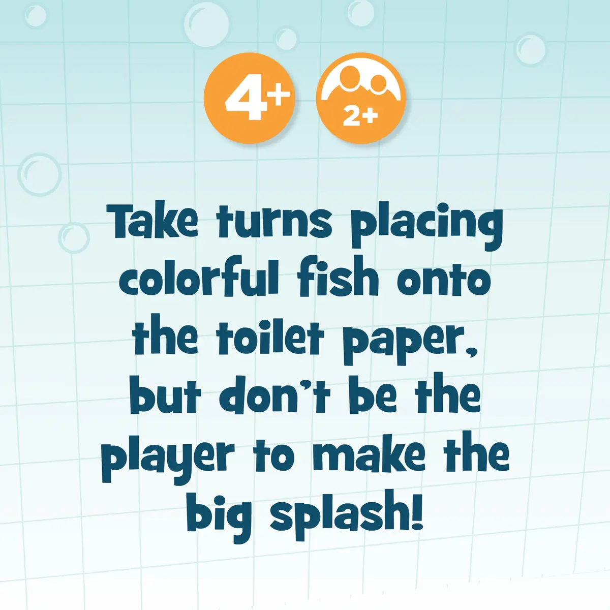 PlayMonster Don't Flush the Fish Board Game for Family Game Night | Ages 4+, 2+ Players, Plastic - view 3