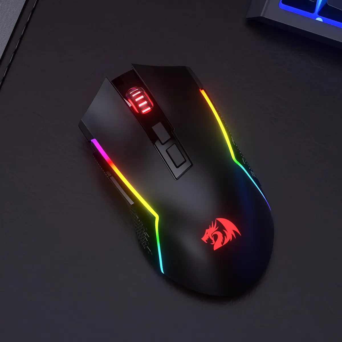 Redragon M693 LIT Wireless RGB Gaming Mouse 12800 DPI 7 Programmable Buttons | 3-Mode Connectivity - view 8
