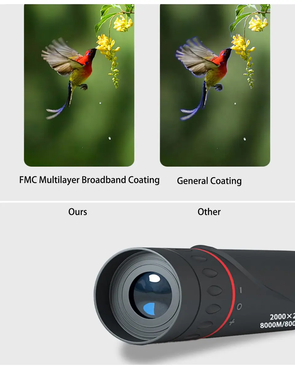 WenTigDY Mini Telescope for Adults 24mm Objective Lens | 2000x Magnification, Portable Scope for Travel - view 3