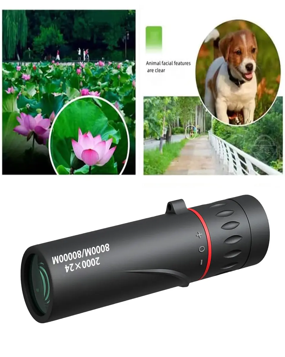 WenTigDY Mini Telescope for Adults 24mm Objective Lens | 2000x Magnification, Portable Scope for Travel - view 4