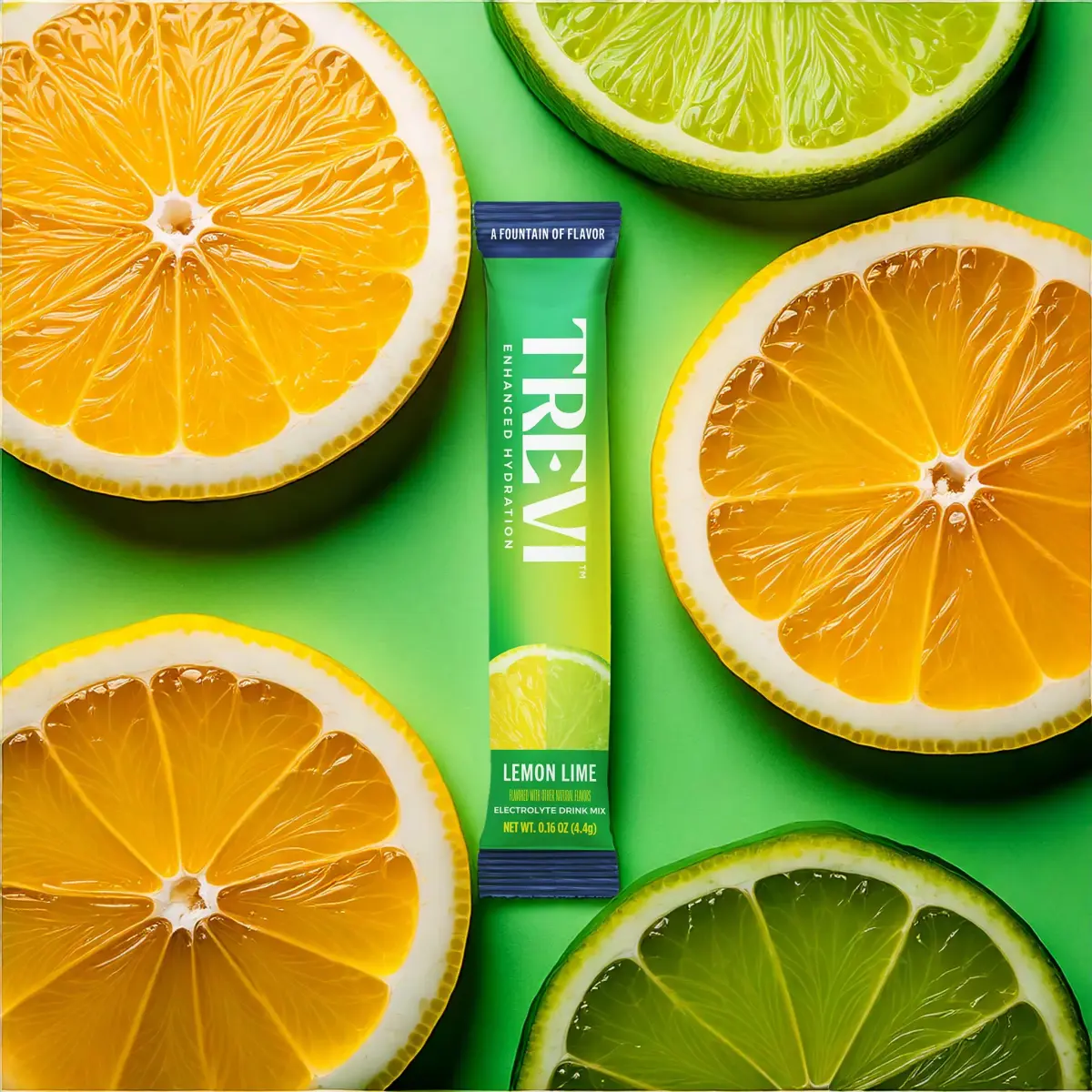 TREVI Electrolytes Powder Packets Sugar Free Hydration Lemon Lime 28 Count | 3x Electrolytes vs Sports Drinks - view 2