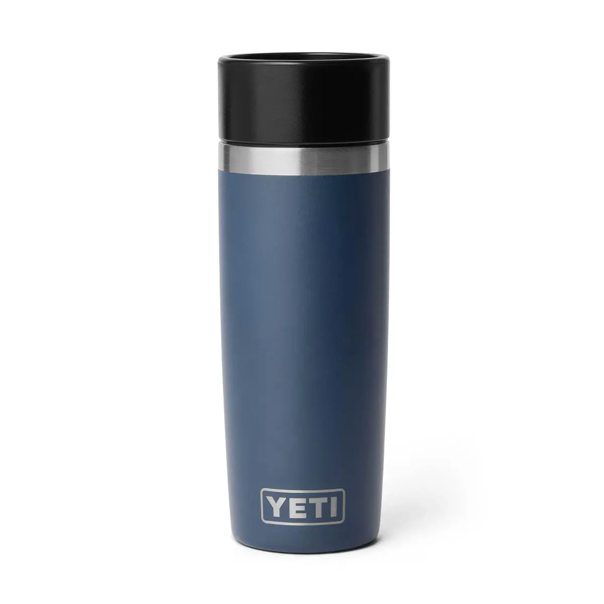 YETI Rambler 16 oz Travel Bottle Navy | Vacuum Insulated Stainless Steel Tumbler with Leakproof Cap - main product image