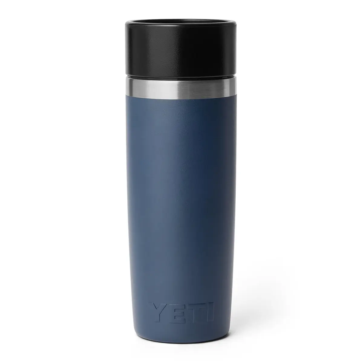 YETI Rambler 16 oz Travel Bottle Navy | Vacuum Insulated Stainless Steel Tumbler with Leakproof Cap - view 7