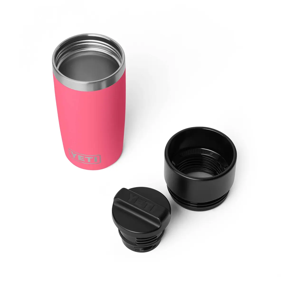 YETI Rambler 12 oz Travel Bottle, Stainless Steel, Vacuum Insulated with Leakproof Commuter Cap, Tropical Pink | 355ml (12 oz) - view 3