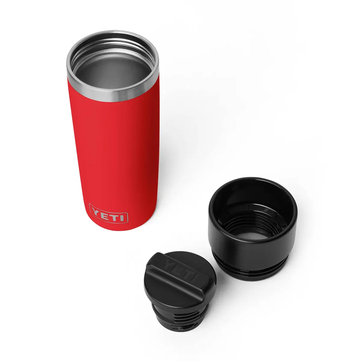 YETI Rambler 16 oz Travel Bottle Rescue Red | Keeps Drinks Hot & Cold All Day - view 3