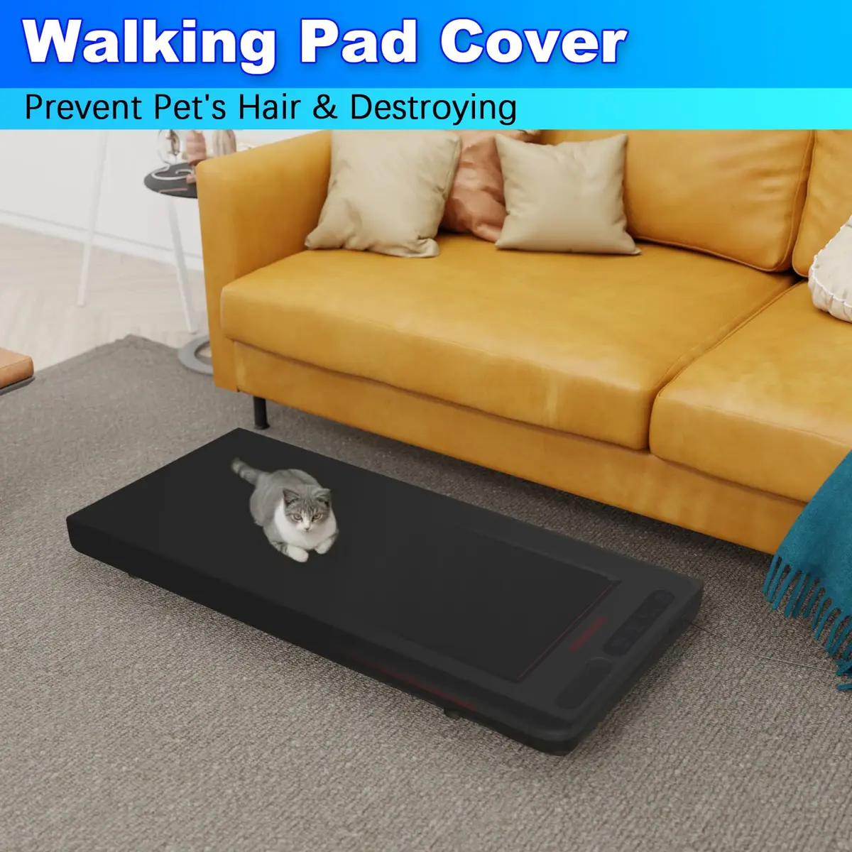Easecos Walking Pad Cover for Under Desk Treadmill 47-50" | Dustproof & Waterproof - view 5