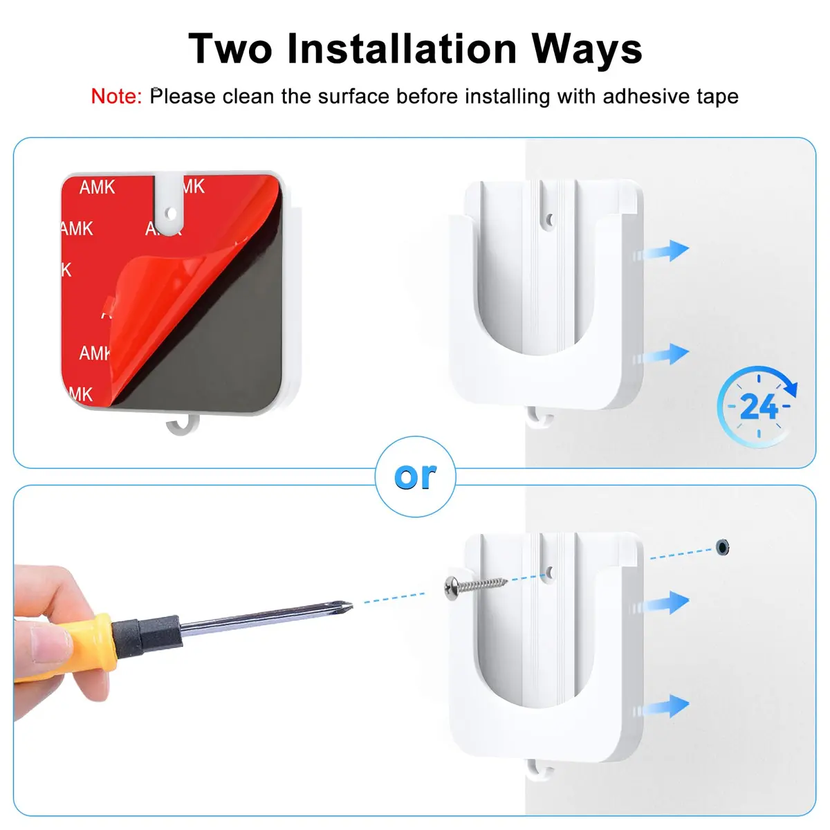 Annkoifu Adhesive Camera Mount Fits for Tapo Indoor Security Camera C100/C101/C110/C111/KC400/KC100/KC105 | No Drill Wall Bracket - view 6