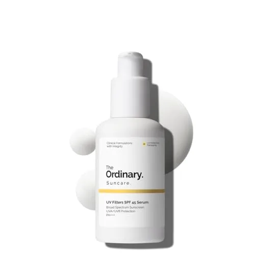 The Ordinary UV Filters SPF 45 Serum Sunscreen 60 ml (2 fl oz) | Lightweight Hydrating Face Sunscreen, UVA/UVB Protection, No White Cast - main product image