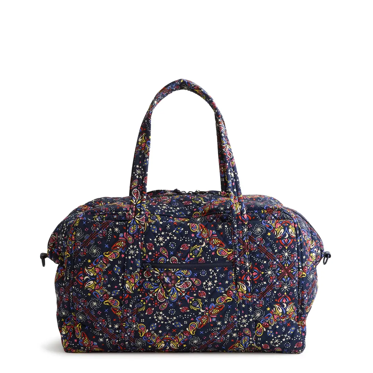 Vera Bradley Premium Cotton Miramar Weekender Travel Bag, Starry Paisley | Spacious, Lightweight & Vibrant for Women - view 6