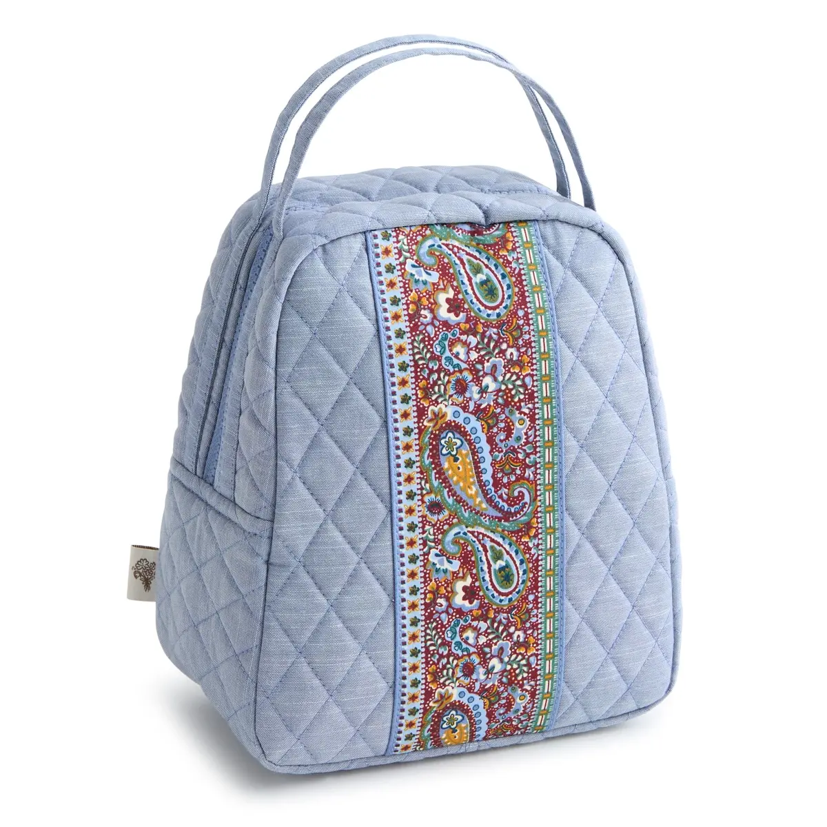 Vera Bradley Premium Cotton Lunch Bag, Chambray | Stylish, Insulated, Reusable for Work & School - view 2