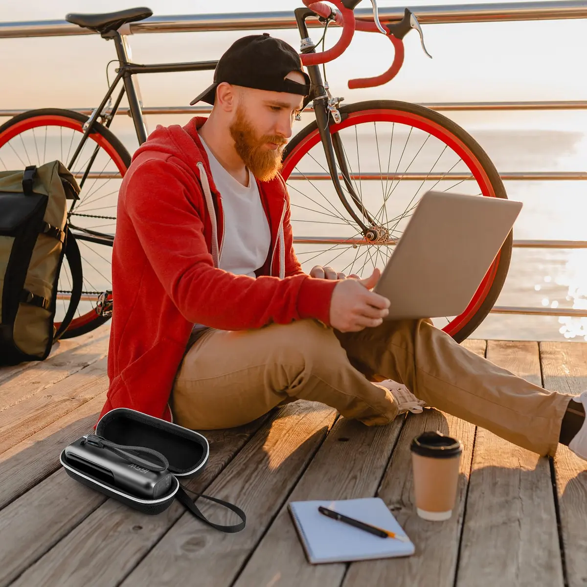 CaSZLUTION Compact Travel Case for Anker Laptop Power Bank 25,000mAh 165W | Shockproof & Lightweight - view 7
