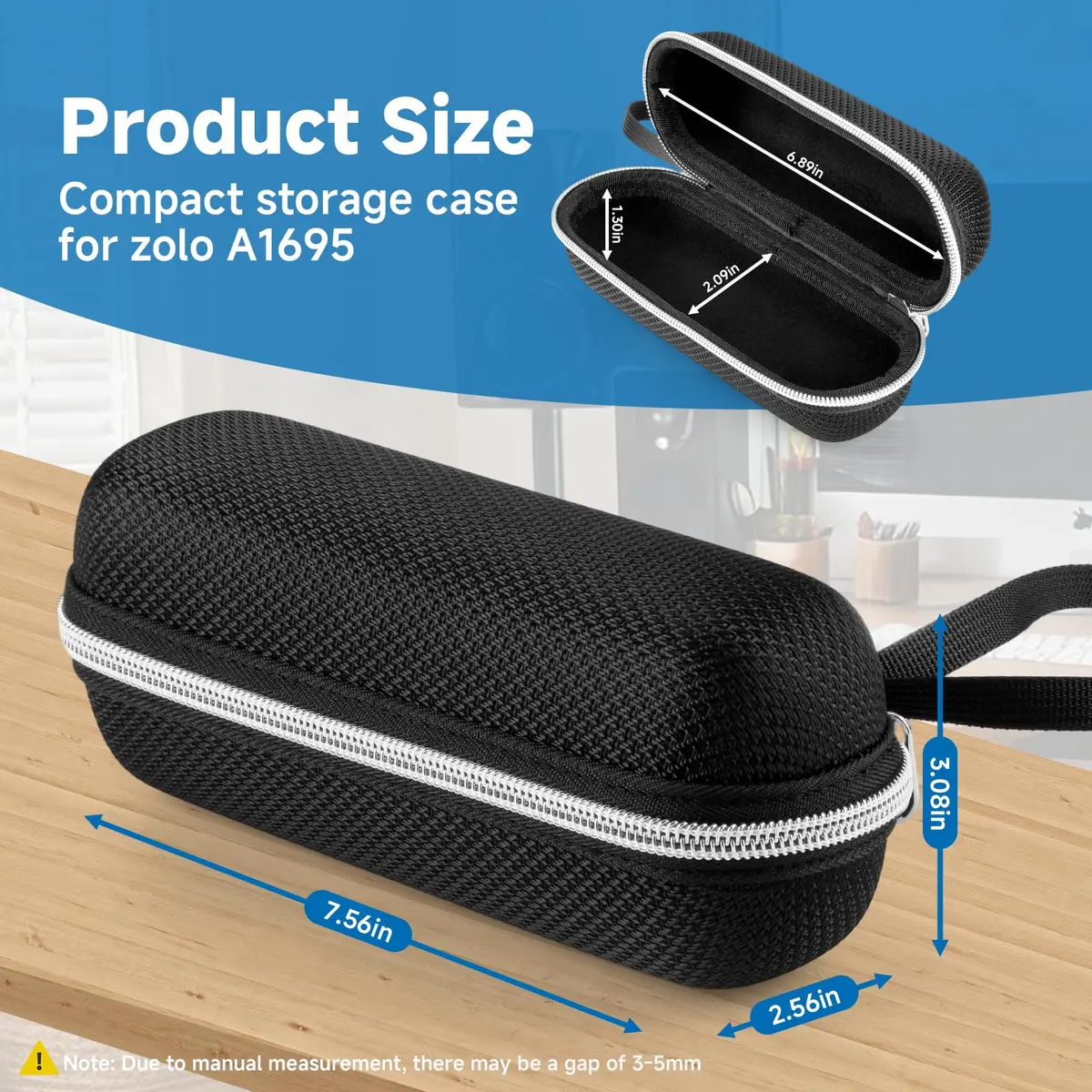 CaSZLUTION Compact Travel Case for Anker Laptop Power Bank 25,000mAh 165W | Shockproof & Lightweight - view 3