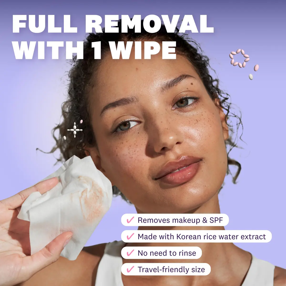 The Face Shop Rice Water Bright Cleansing Wipes 75 Count | Moisturizing, Gentle, Infused with Rice Extract - view 6